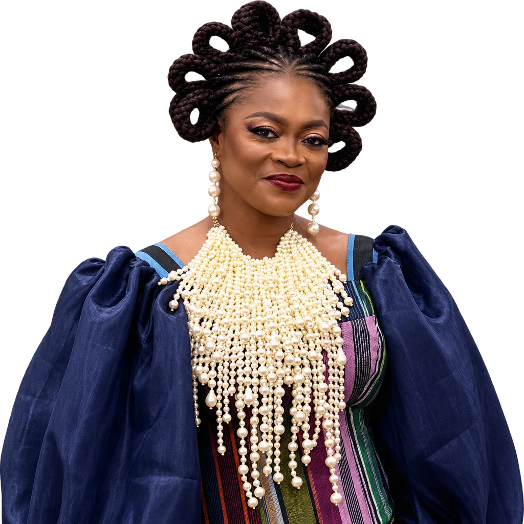 Yinka Davies, Convener of the Cultural Heritage and Wellness Initiative, smiling